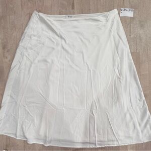Nine West Cream A-Line Skirt